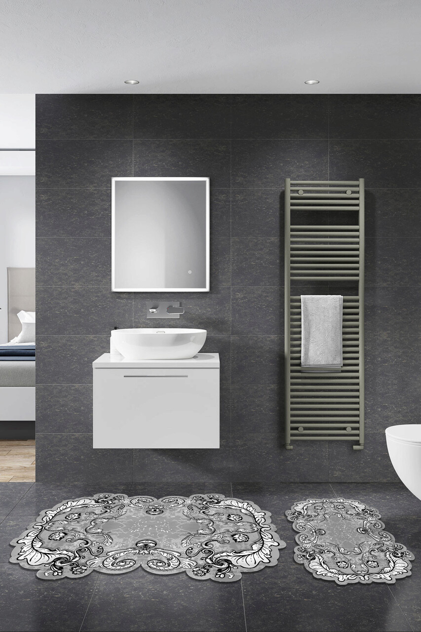 Set covorase de baie, L'essentiel Maison, 21014915Gr, Gri - imagine 6